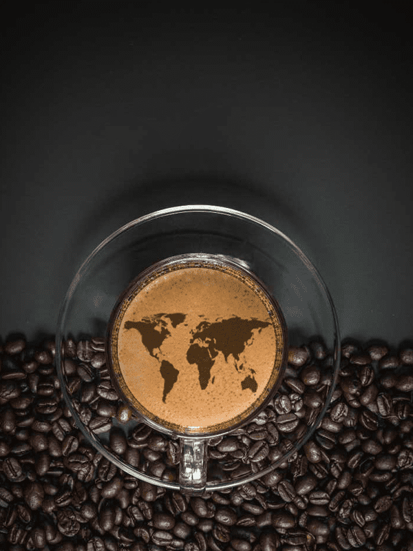Main sl e mobile 2.2 The world in a coffee bean. With the fascination for  the world of coffee beans we treat coffee with the  greatest respect.