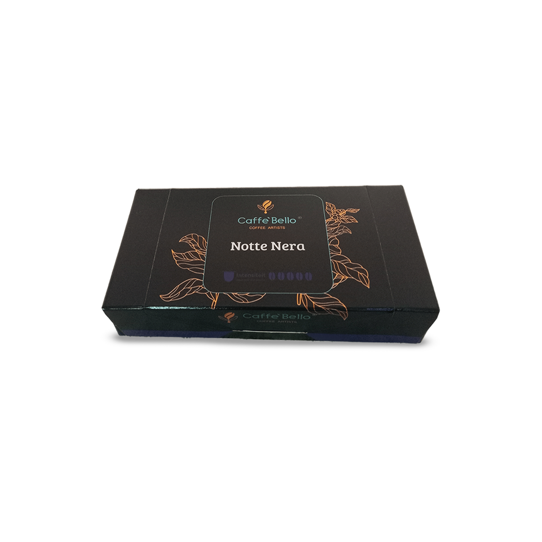 notte nera كرتون 6 Notte Nera Coffee cups 10 pieces - Image 1